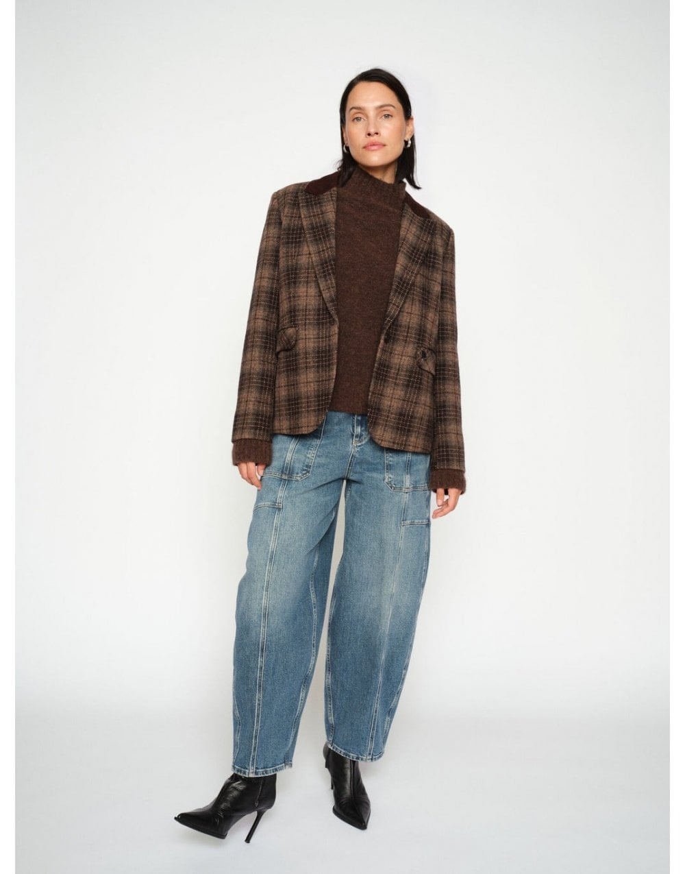 Young Ideas/Henmores - Erim Thora Highneck Jumper - 844 Bracken - XS