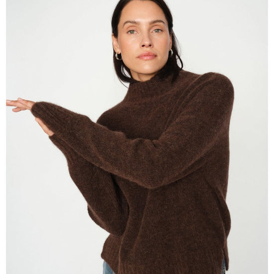 Young Ideas/Henmores - Erim Thora Highneck Jumper - 844 Bracken - XS