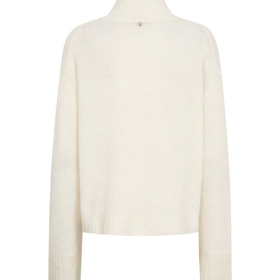 Young Ideas & Henmores -Erim Thora Highneck Knit -180 Ecru -M