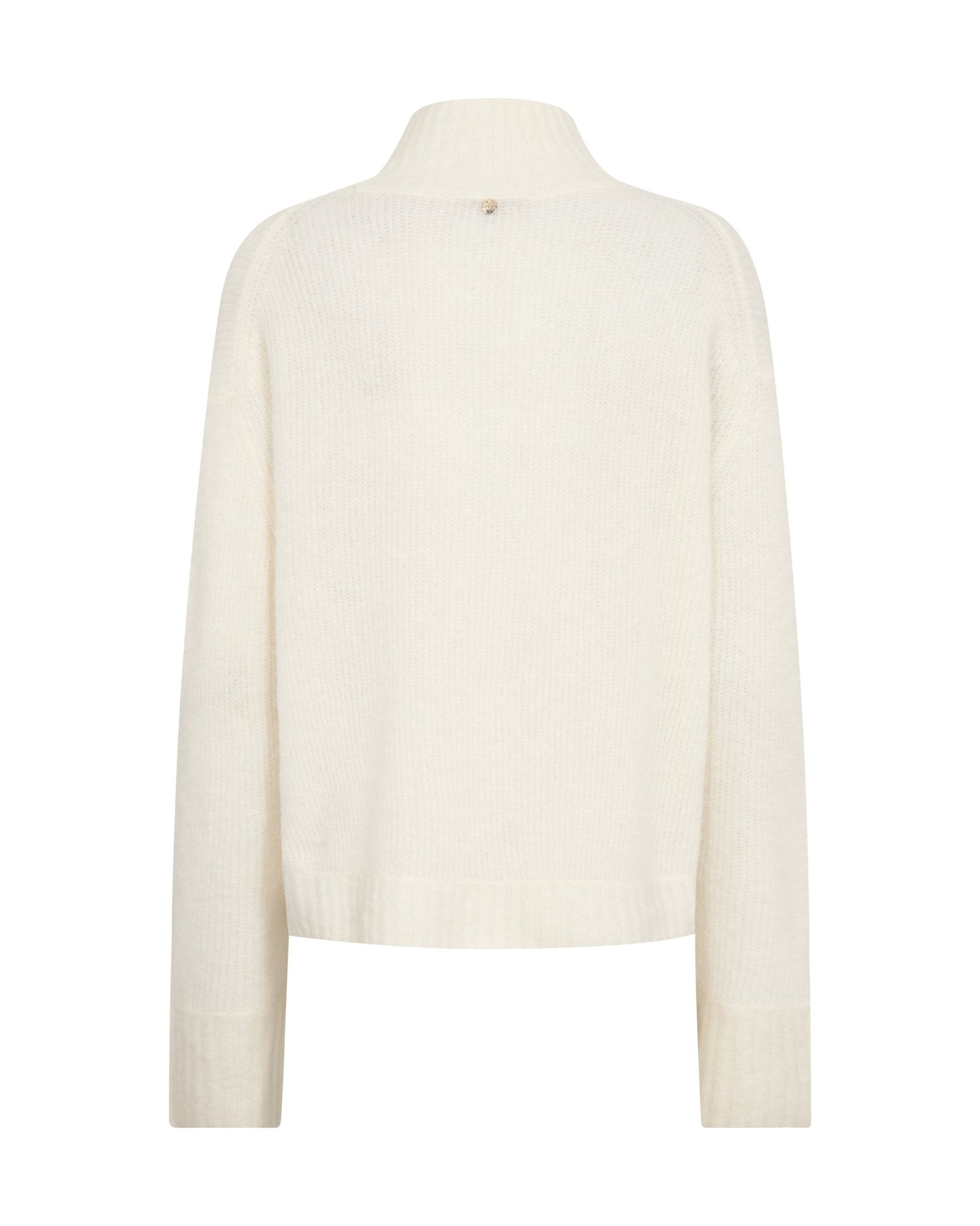Young Ideas & Henmores -Erim Thora Highneck Knit -180 Ecru -M