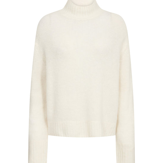 Young Ideas & Henmores -Erim Thora Highneck Knit -180 Ecru -M