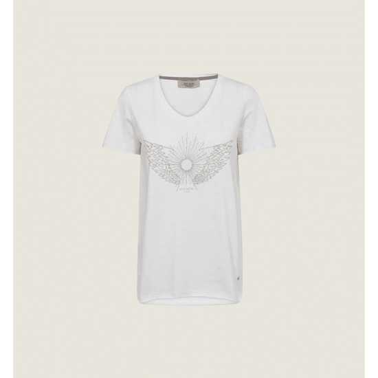 Young Ideas/Henmores - Gethi O - SS Glam T-Shirt - 101 White - XS