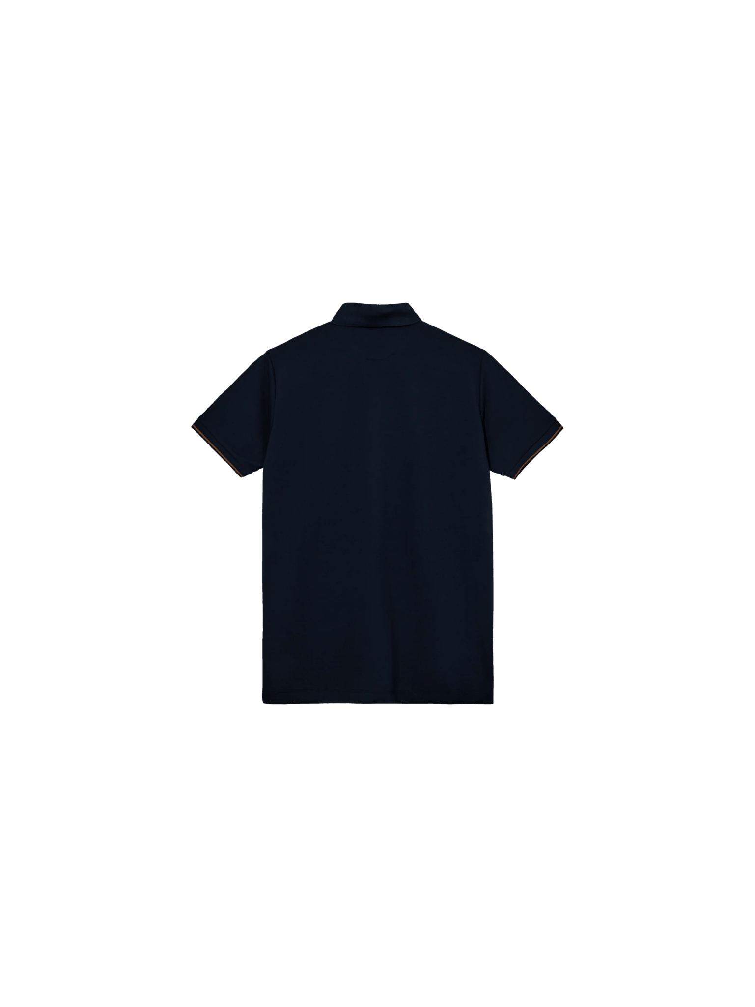 Young Ideas & Henmores -Harvey Short Sleeve Polo -466 Salute Navy Melange -M