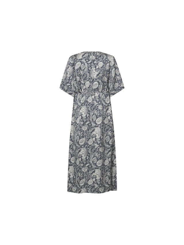 Young Ideas & Henmores -Hosh Winding Paisley Dress -191 India Ink -XS