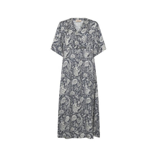 Young Ideas & Henmores -Hosh Winding Paisley Dress -191 India Ink -XS