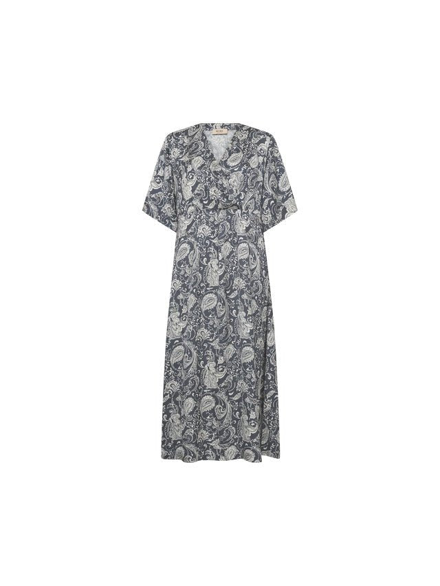 Young Ideas & Henmores -Hosh Winding Paisley Dress -191 India Ink -XS