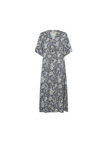 Young Ideas & Henmores -Hosh Winding Paisley Dress -191 India Ink -XS