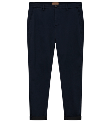 Young Ideas & Henmores -Hunt Soft String Trouser -469 Navy -32