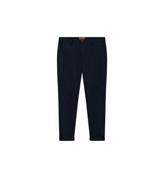 Young Ideas & Henmores -Hunt Soft String Trouser -469 Navy -32