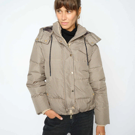 Young Ideas & Henmores -Jilly Miras Down Jacket -733 Doeskin Brown -XS