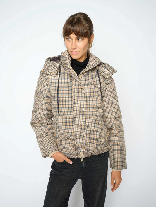 Young Ideas & Henmores -Jilly Miras Down Jacket -733 Doeskin Brown -XS
