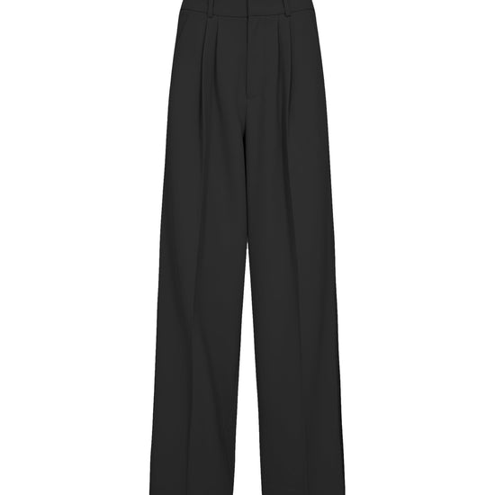 Young Ideas & Henmores -Kay Miley Sateen Pant -801 Black -8