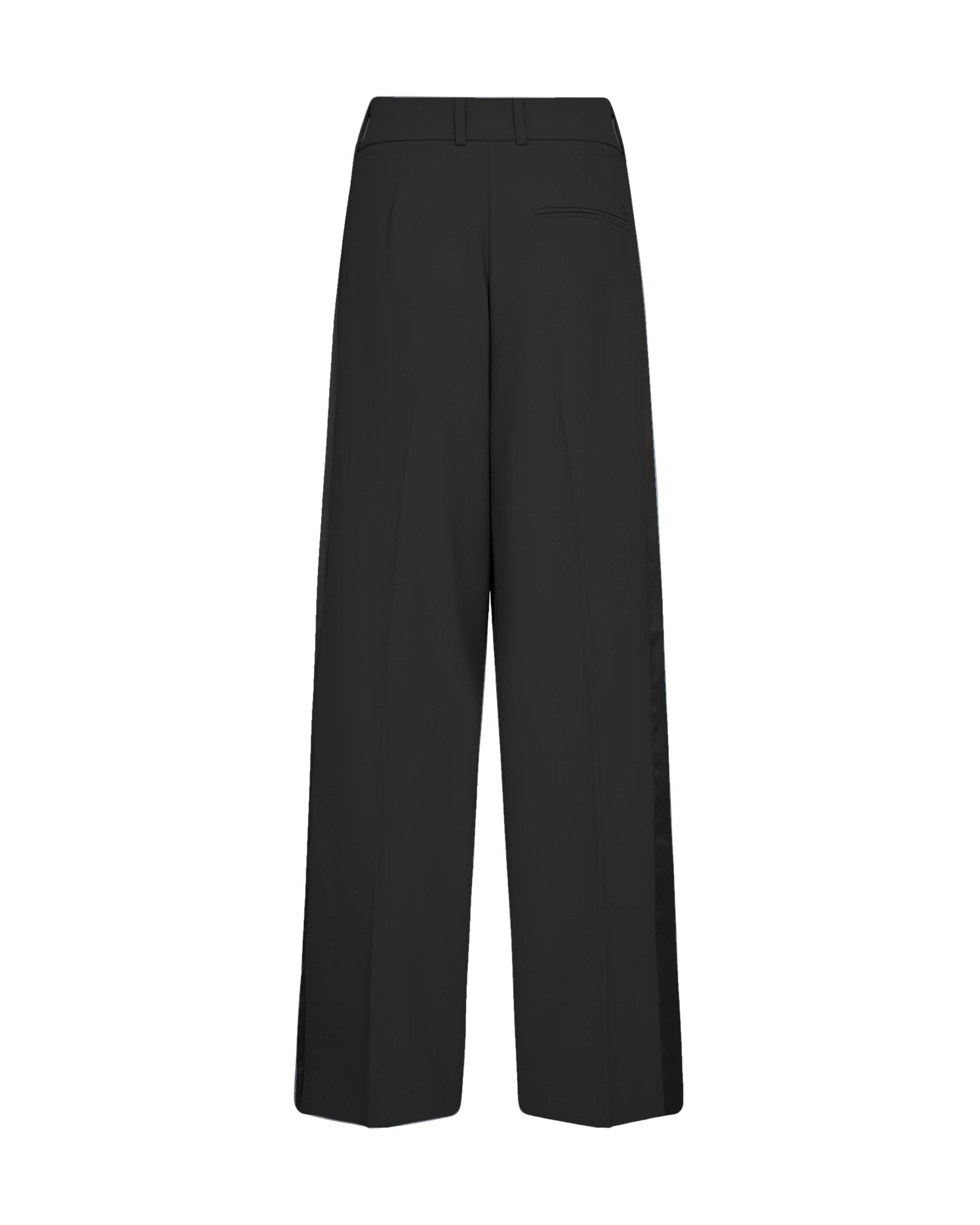 Young Ideas & Henmores -Kay Miley Sateen Pant -801 Black -8