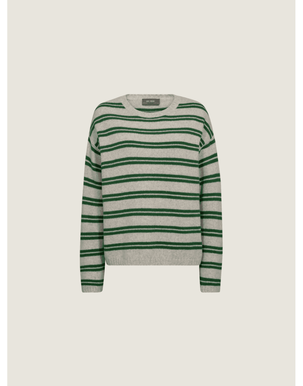 Young Ideas/Henmores - Khai Two Stripe Crew Neck Jumper - 838 Amazon Green - XS