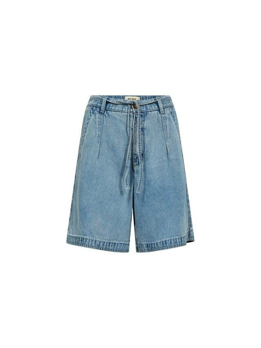 Young Ideas & Henmores - Leli Tie Up Denim Shorts - 406 Light Blue - 25