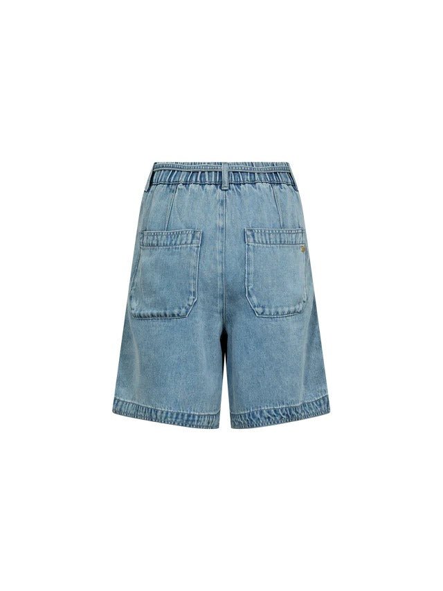 Young Ideas & Henmores - Leli Tie Up Denim Shorts - 406 Light Blue - 25