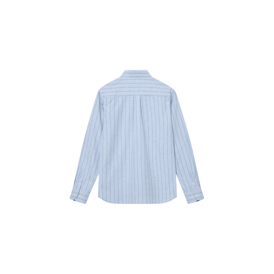 Young Ideas & Henmores -Marco Brush Stripe Shirt -406 Light Blue -M