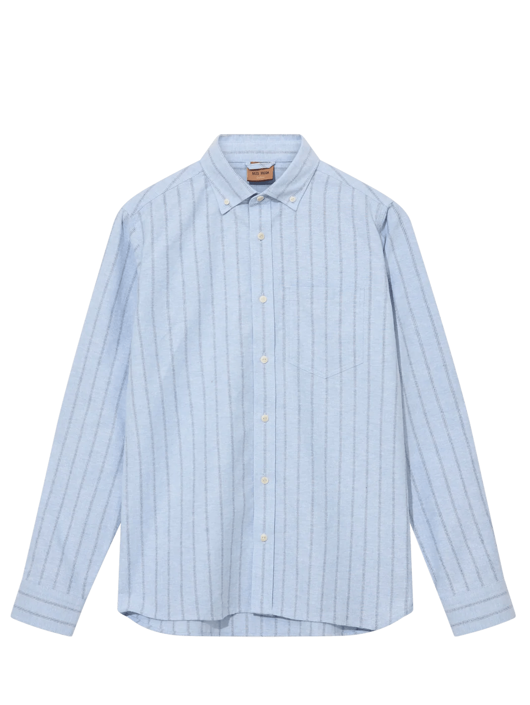 Young Ideas & Henmores -Marco Brush Stripe Shirt -406 Light Blue -M