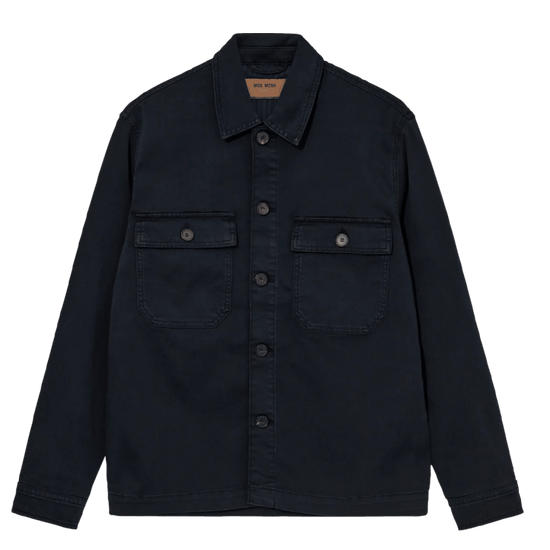 Young Ideas & Henmores -Matteo Soft Overshirt -469 Navy -M