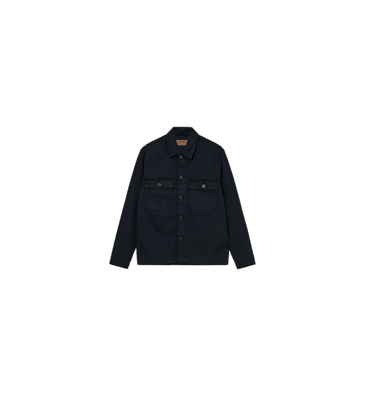Young Ideas & Henmores -Matteo Soft Overshirt -469 Navy -M