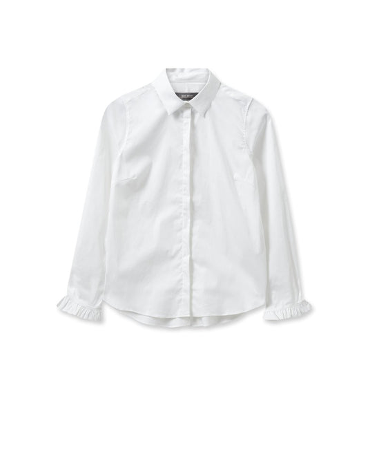 Young Ideas/Henmores - Mattie Flip Fitted Shirt - 101 White - S
