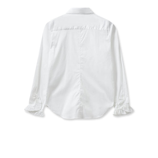 Young Ideas/Henmores - Mattie Flip Fitted Shirt - 101 White - S