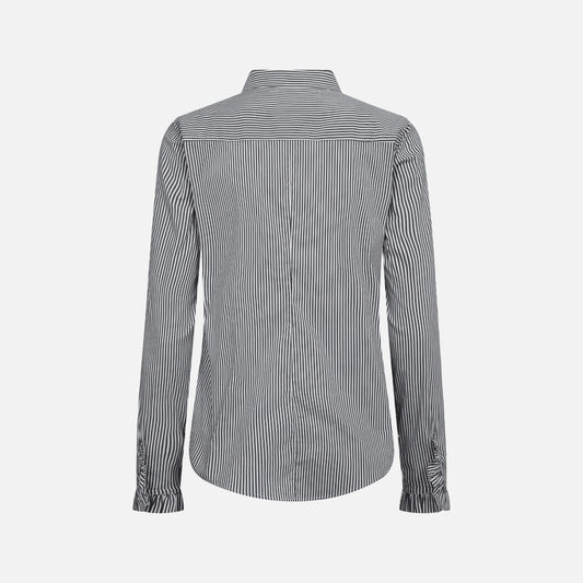 Young Ideas & Henmores -Mattie Flip Stripe Shirt -191 India Ink -XS
