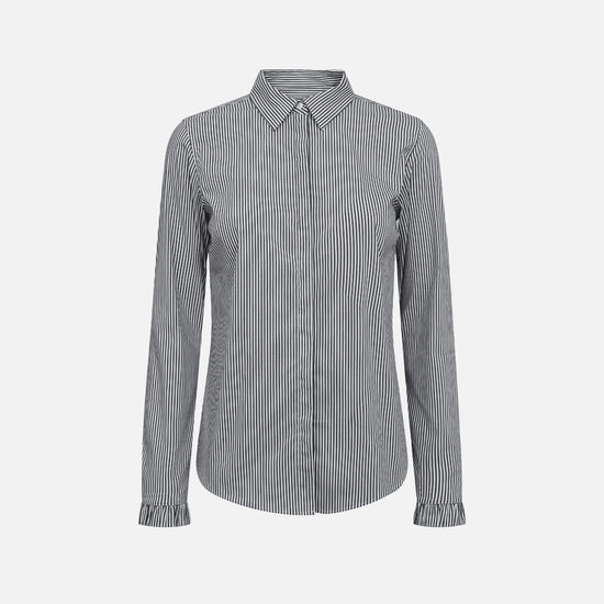 Young Ideas & Henmores -Mattie Flip Stripe Shirt -191 India Ink -XS