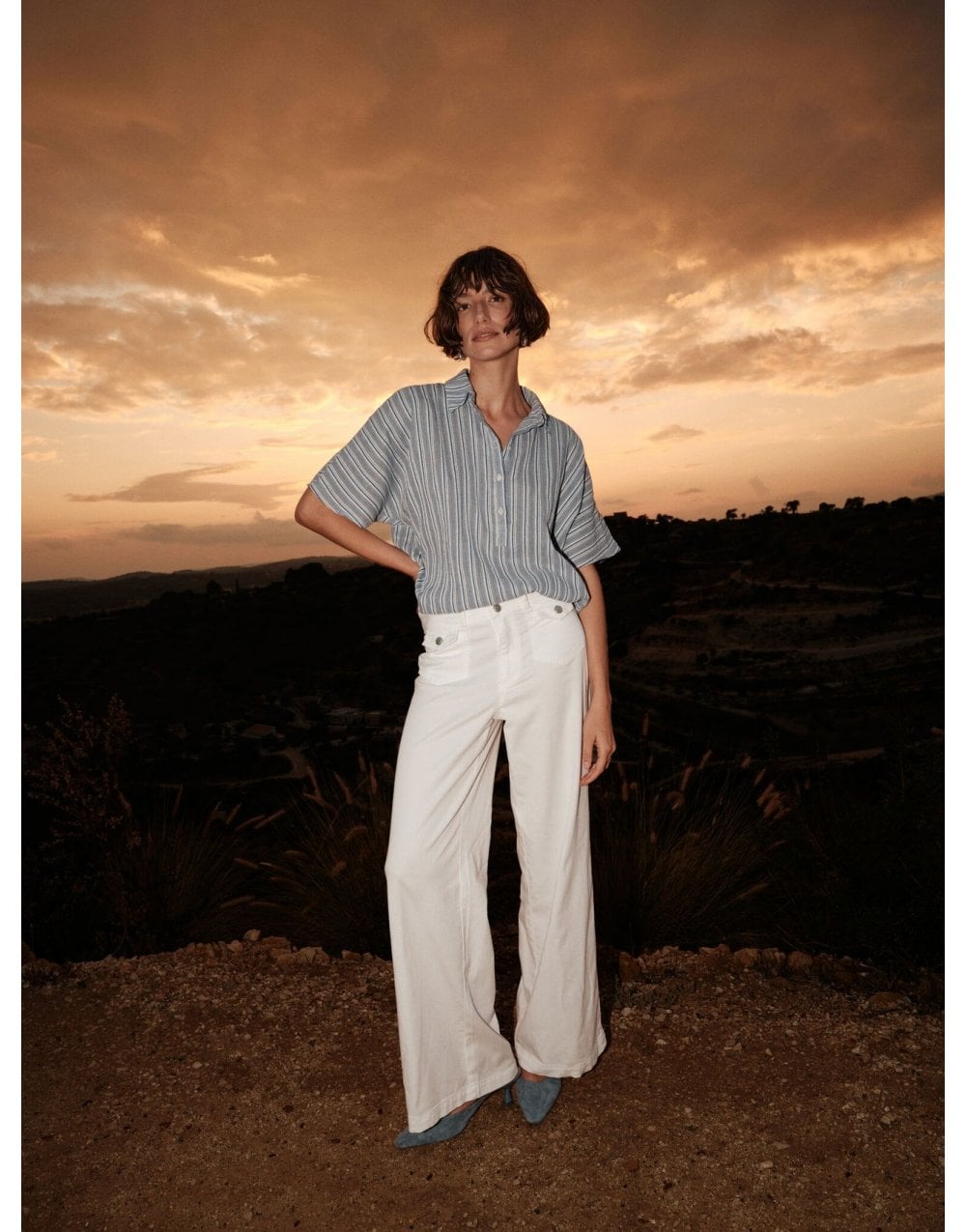 Young Ideas/Henmores - MMColette 32 Bianco Jeans - 101 White - 25