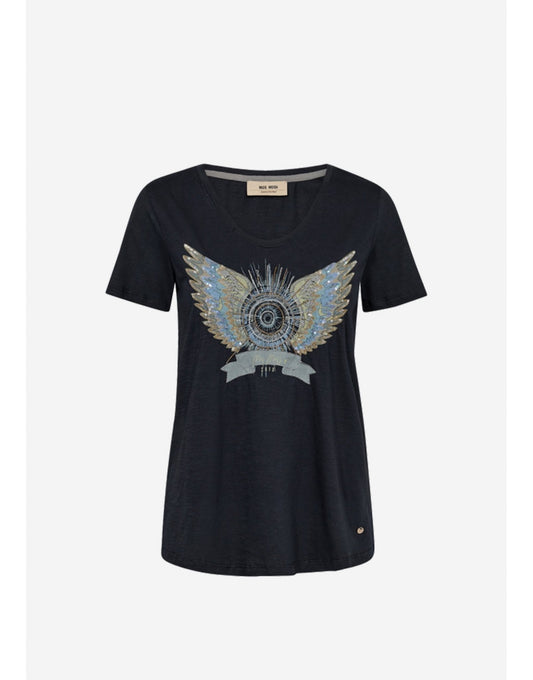 Young Ideas/Henmores - MMGethi Deco T-Shirt - 101 White - XS