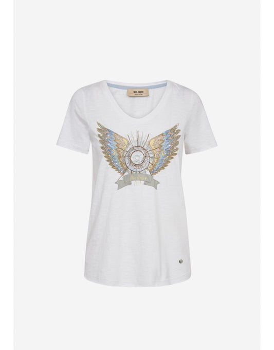 Young Ideas/Henmores - MMGethi Deco T-Shirt - 101 White - XS