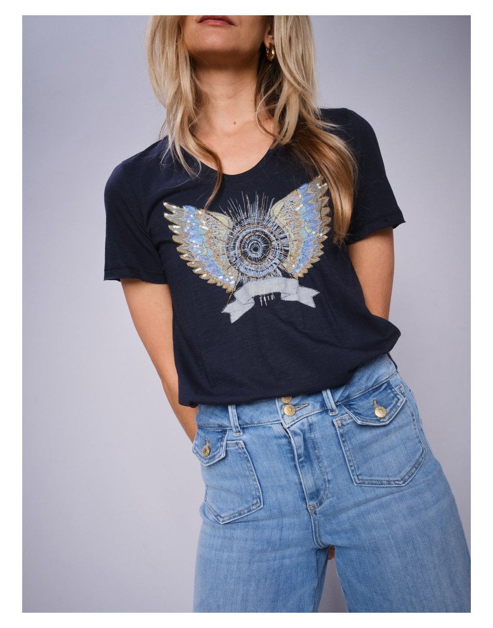 Young Ideas/Henmores - MMGethi Deco T-Shirt - 101 White - XS