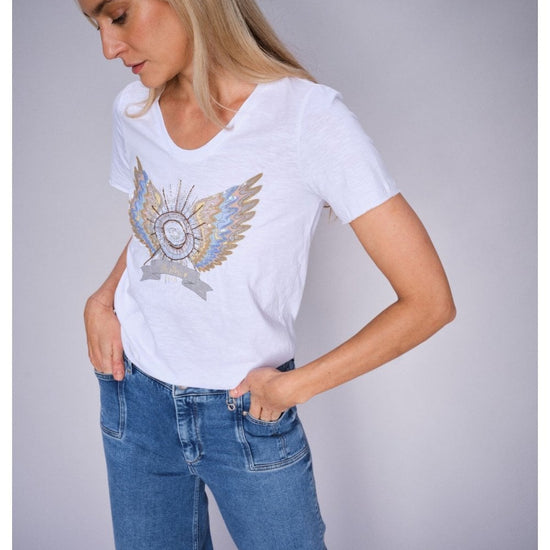 Young Ideas/Henmores - MMGethi Deco T-Shirt - 101 White - XS