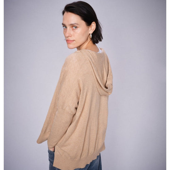 Young Ideas/Henmores - MMLita Hood Knit - 123 Sesame - S