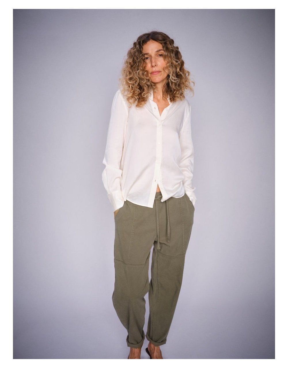 Young Ideas/Henmores - MMMaison Ayi Pant - 174 Feather Grey - S