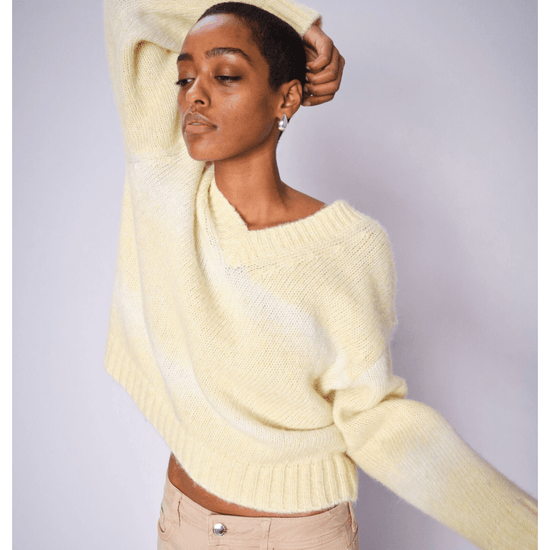Young Ideas/Henmores - MMWelma Gradient Jumper - 208 French Vanilla - S