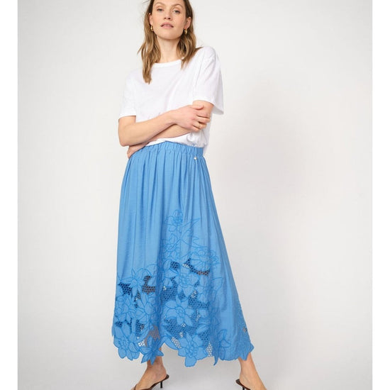 Young Ideas/Henmores - MMZorai Brodie Skirt - 240 Regatta Blue - XS