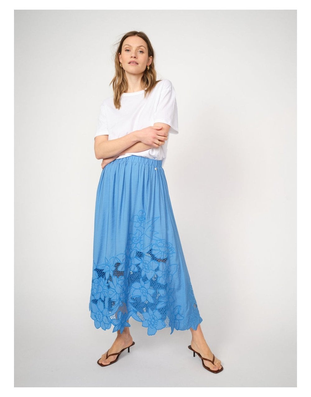 Young Ideas/Henmores - MMZorai Brodie Skirt - 240 Regatta Blue - XS