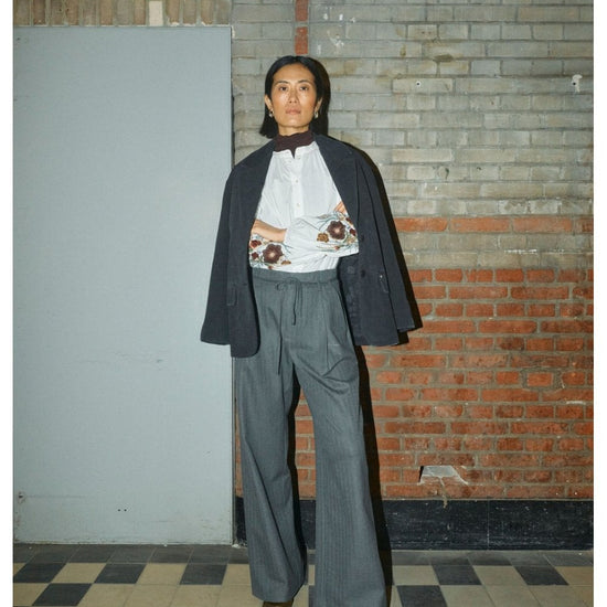 Young Ideas/Henmores - Mysa Popli Sleeve Detail Shirt - 180 Ecru - XS