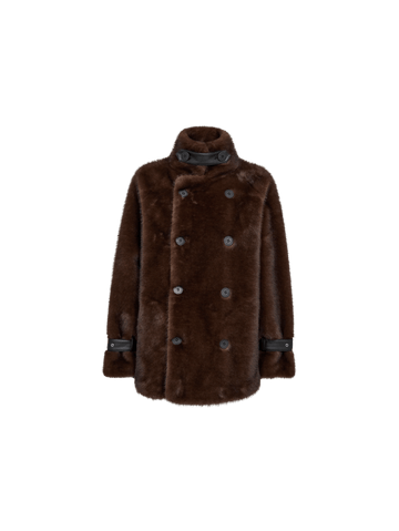 Young Ideas & Henmores -Nanette Faux Fur Jacket -160 Delicioso -XS