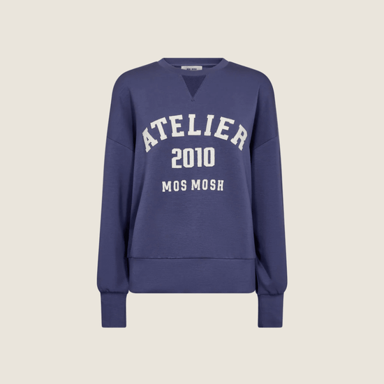 Young Ideas/Henmores - Nima Atelier Sweatshirt - 845 Crown Blue - XS