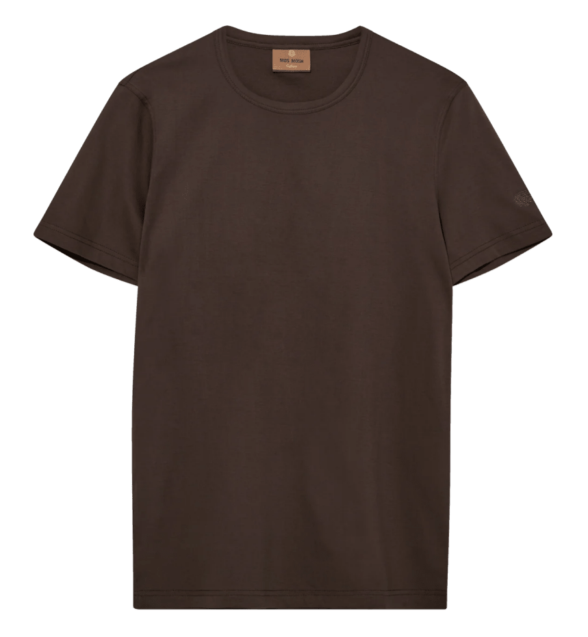 Young Ideas & Henmores -Perry T-Shirt -769 Chocolate Brown -M