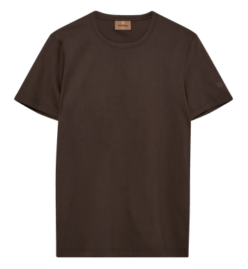 Young Ideas & Henmores -Perry T-Shirt -769 Chocolate Brown -M