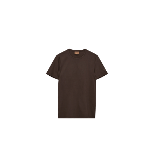 Young Ideas & Henmores -Perry T-Shirt -769 Chocolate Brown -M