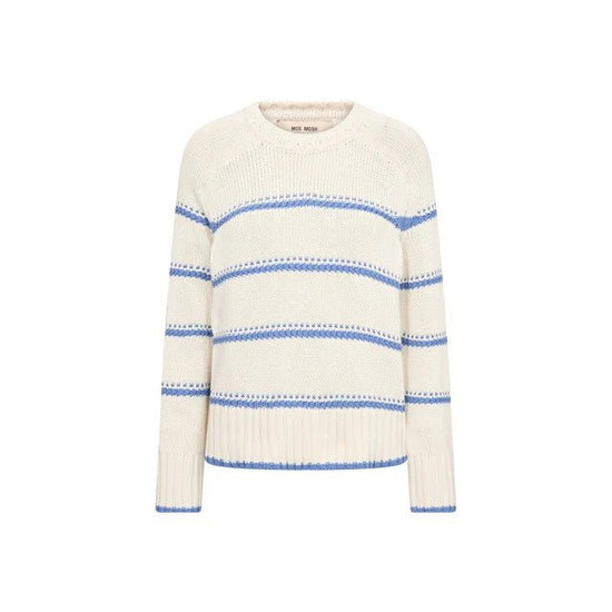 Young Ideas/Henmores - Rola Bine Stripe Crew Neck Jumper - 431 Ultramarine - XS