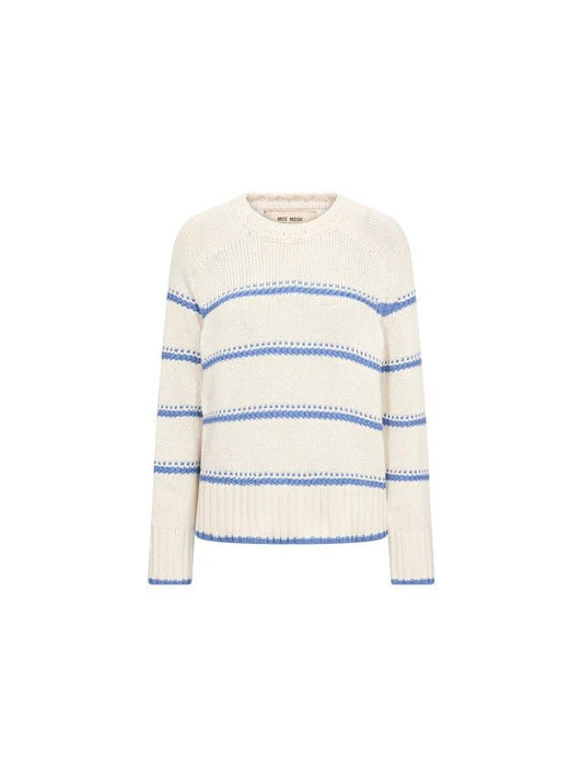 Young Ideas/Henmores - Rola Bine Stripe Crew Neck Jumper - 431 Ultramarine - XS
