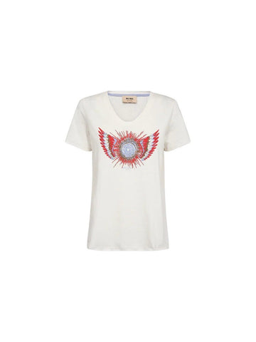 Young Ideas & Henmores - Romi Gethi Glam T-Shirt - 180 Ecru - XS