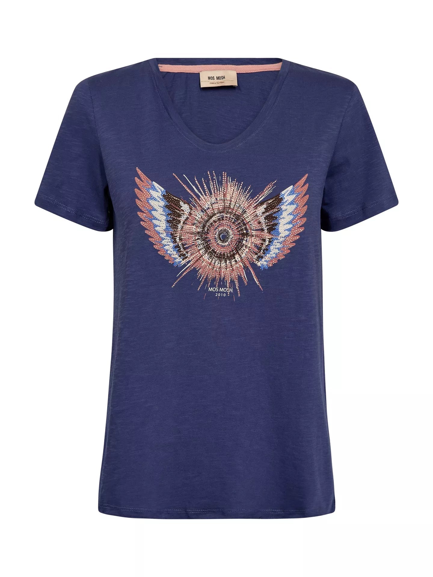 Young Ideas & Henmores -Romi Gethi Glam T-Shirt -845 Crown Blue -XS