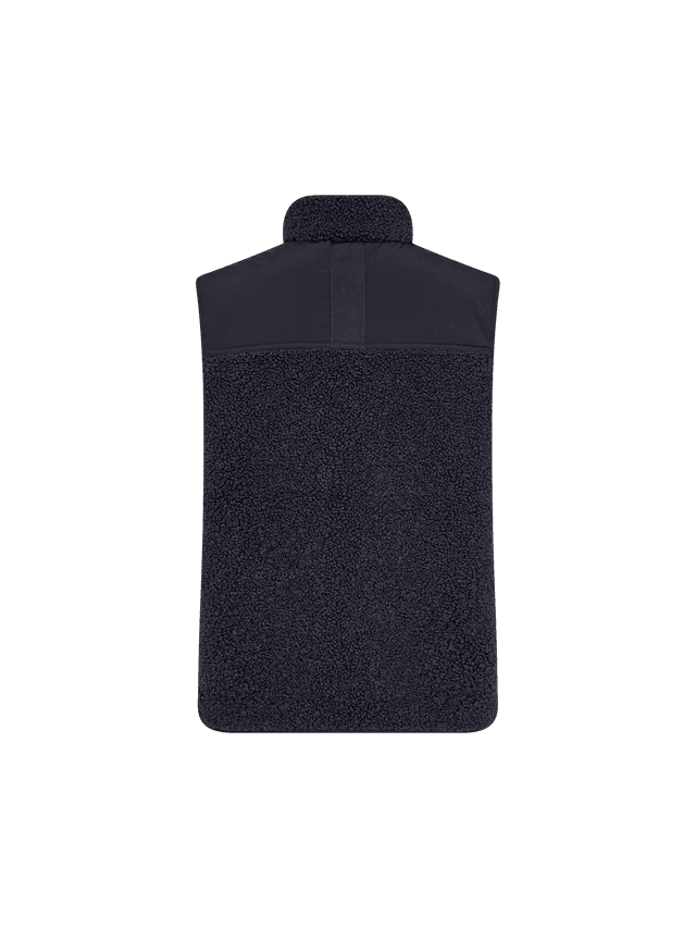 Young Ideas & Henmores -Rowe Eli Teddy Gilet -468 Salute Navy -XS