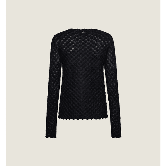 Young Ideas/Henmores - Thaz Relena Shimmer Lux Jumper - 468 Salute Navy - XS